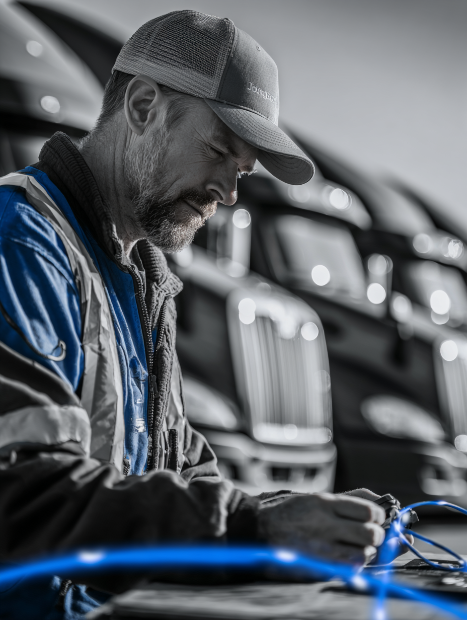 Techsbook telematics platform — professional fleet coordination